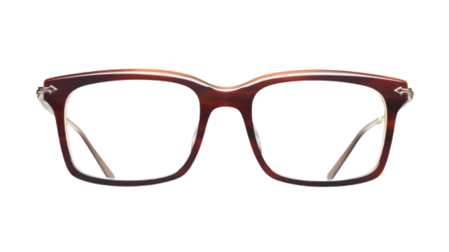 Matsuda M2037 - ALBR-AG - Almond Browny - Antique Gold
