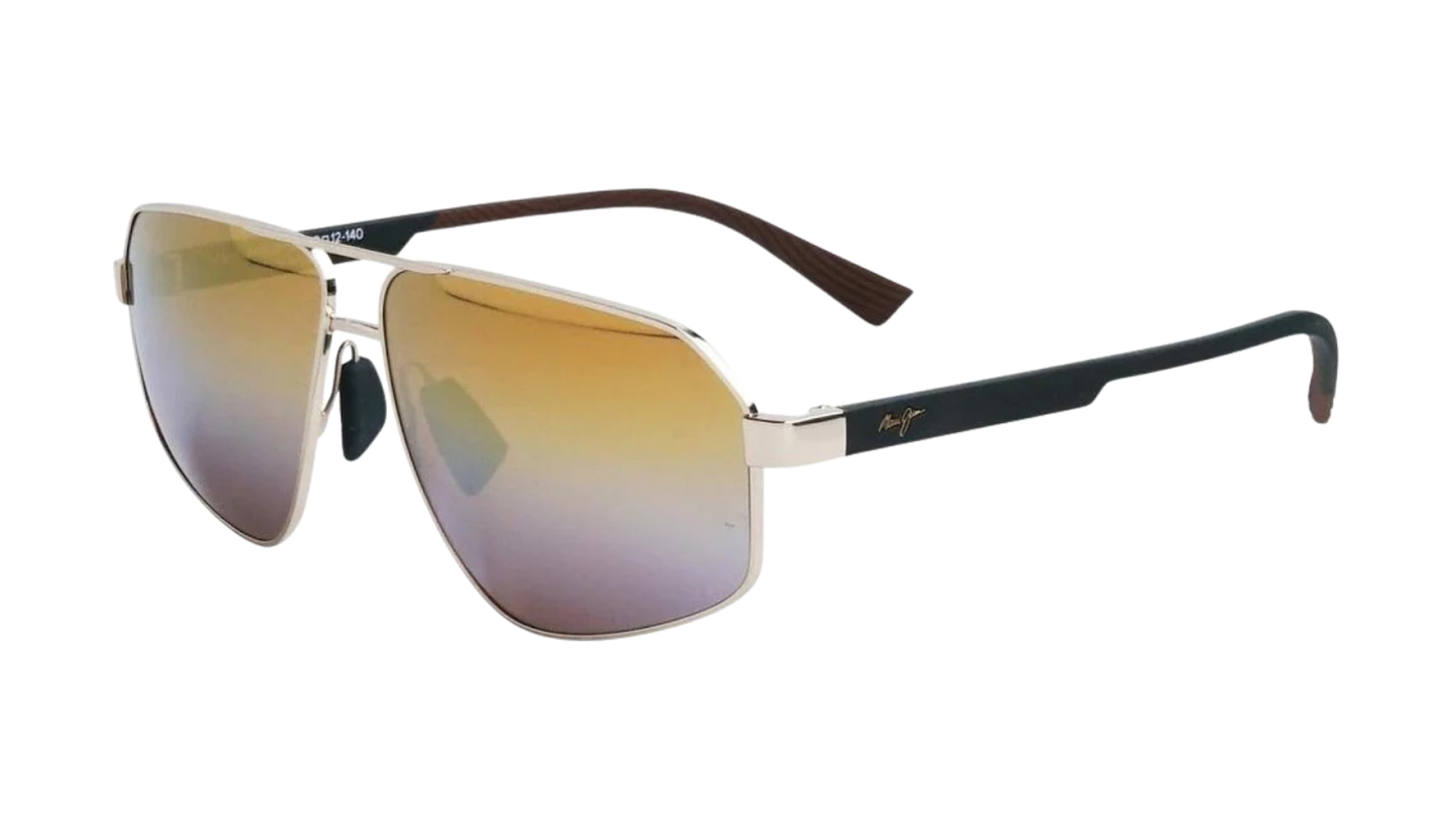 Maui Jim MJ620 - 16 - Shiny Gold with Green