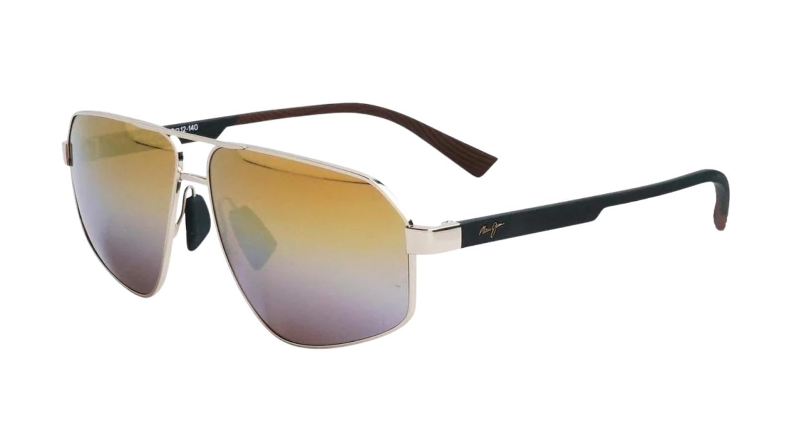 Maui Jim MJ620 - 16 - Shiny Gold with Green