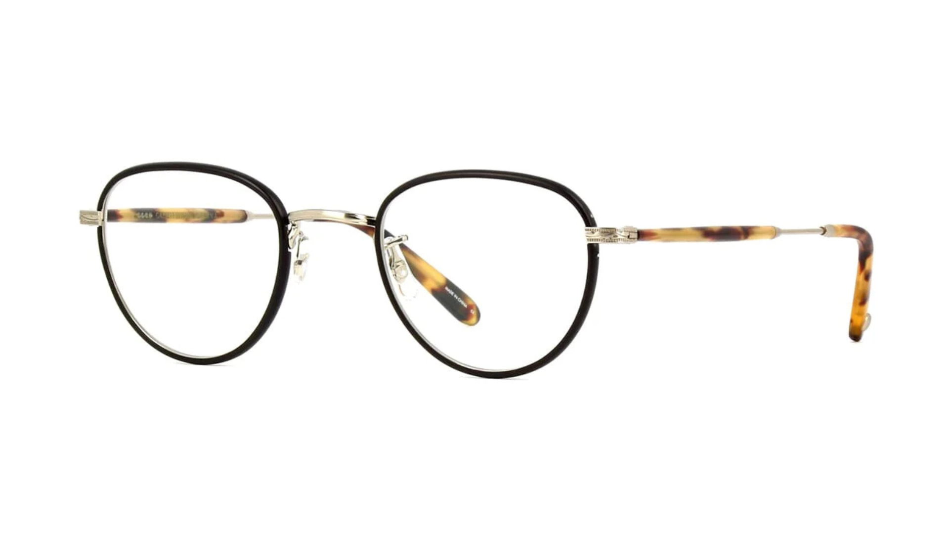 WILTERN Brushed Silver and Dark Tortoise